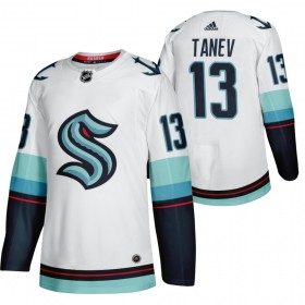 Seattle Kraken Brandon Tanev 13 2021-22 Wit Authentic Shirt - Mannen